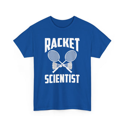 Funny Badminton Player Shirt Racket Scientist Badminton Gift T-Shirt for Men Women