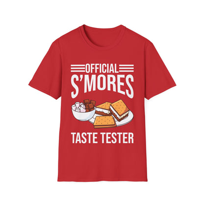 Funny Official Smores Taste Tester Smore Lover Food Foodie T Shirt Men Women