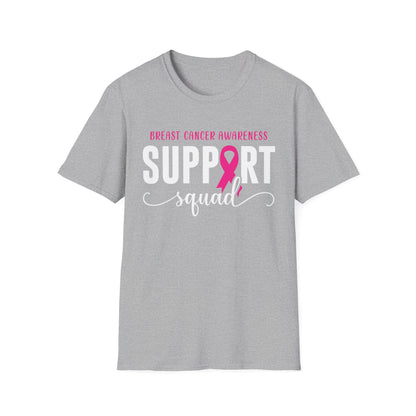 Breast Cancer Shirts Support Squad Tee Breast Cancer Awareness T-Shirt For Men Women
