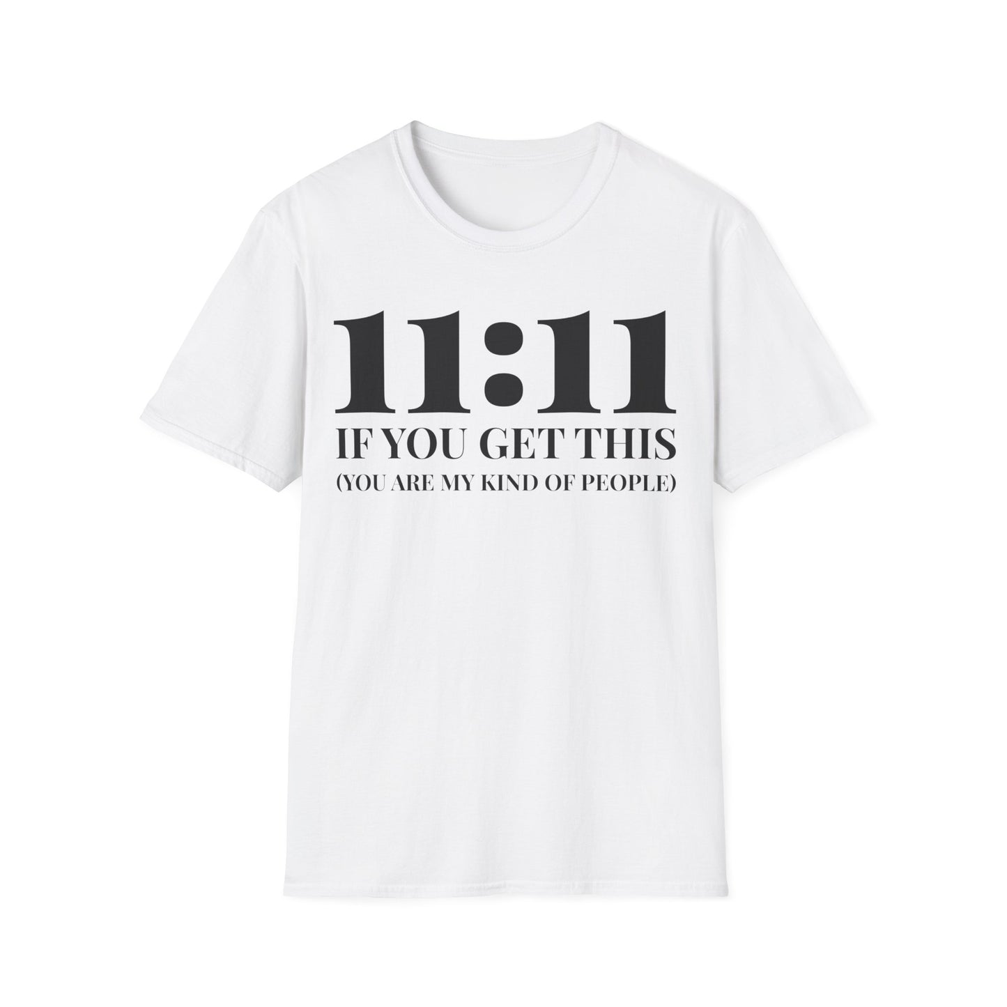 Funny 1111 Manifestation Numerology Angel Number T-Shirt For Men Women T-Shirt