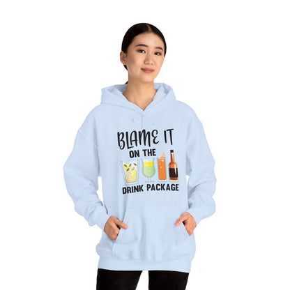 Blame It On The Drink Package Funny Cruise Hoodie For Men Women Hoodie