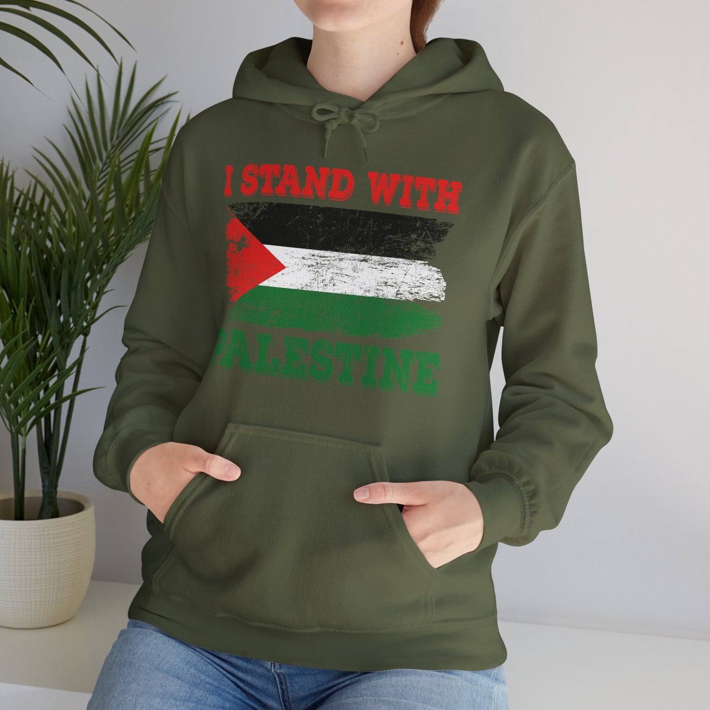 I Stand With Palestine Free Palestine Flag Gaza Palestinian Flag Hoodie For Men Women Hoodie