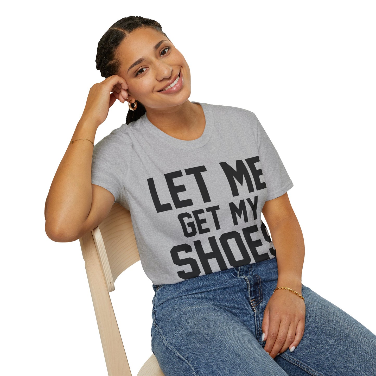 Let Me Get My Shoe Trump 2024 Re Elect President Trump T-Shirt For Men Women T-Shirt