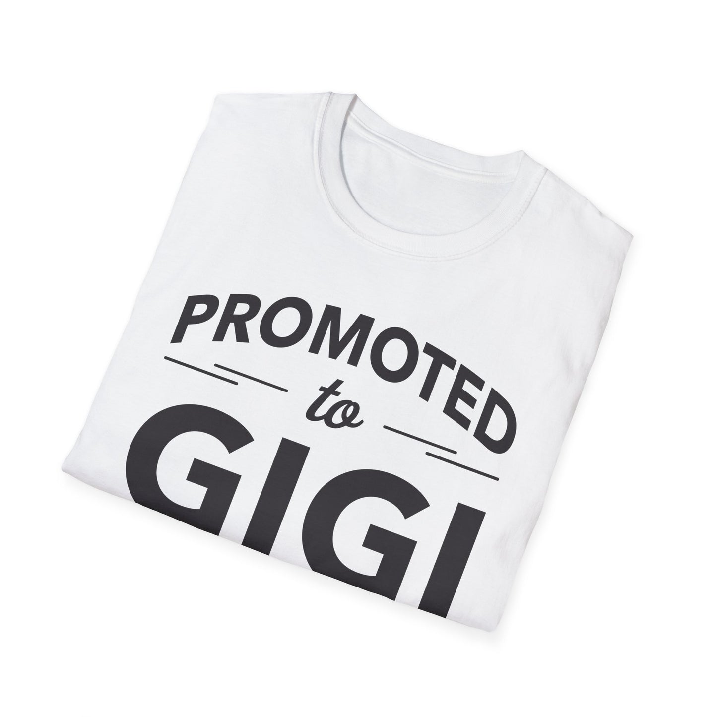 Funny Promoted To Gigi Est 2026 First Time Mothers Day T-Shirt For Women
