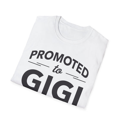 Funny Promoted To Gigi Est 2026 First Time Mothers Day T-Shirt For Women