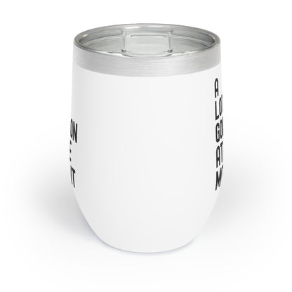 Funny A Lot Going On At The Moment Distressed Chill Wine Tumbler For Men Women