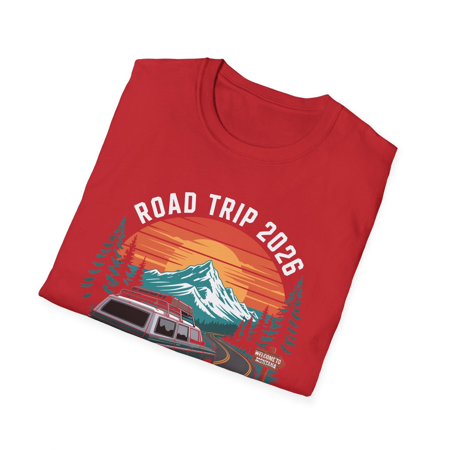 Yellowstone Road Trip 2026 Family National Park T-Shirt For Men Women