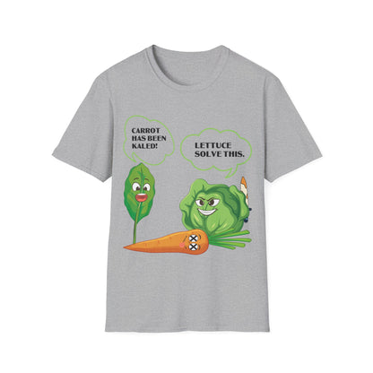 Lettuce Leaf Vegetable Funny Joke Vegetarian Vegant T-Shirt For Men Women