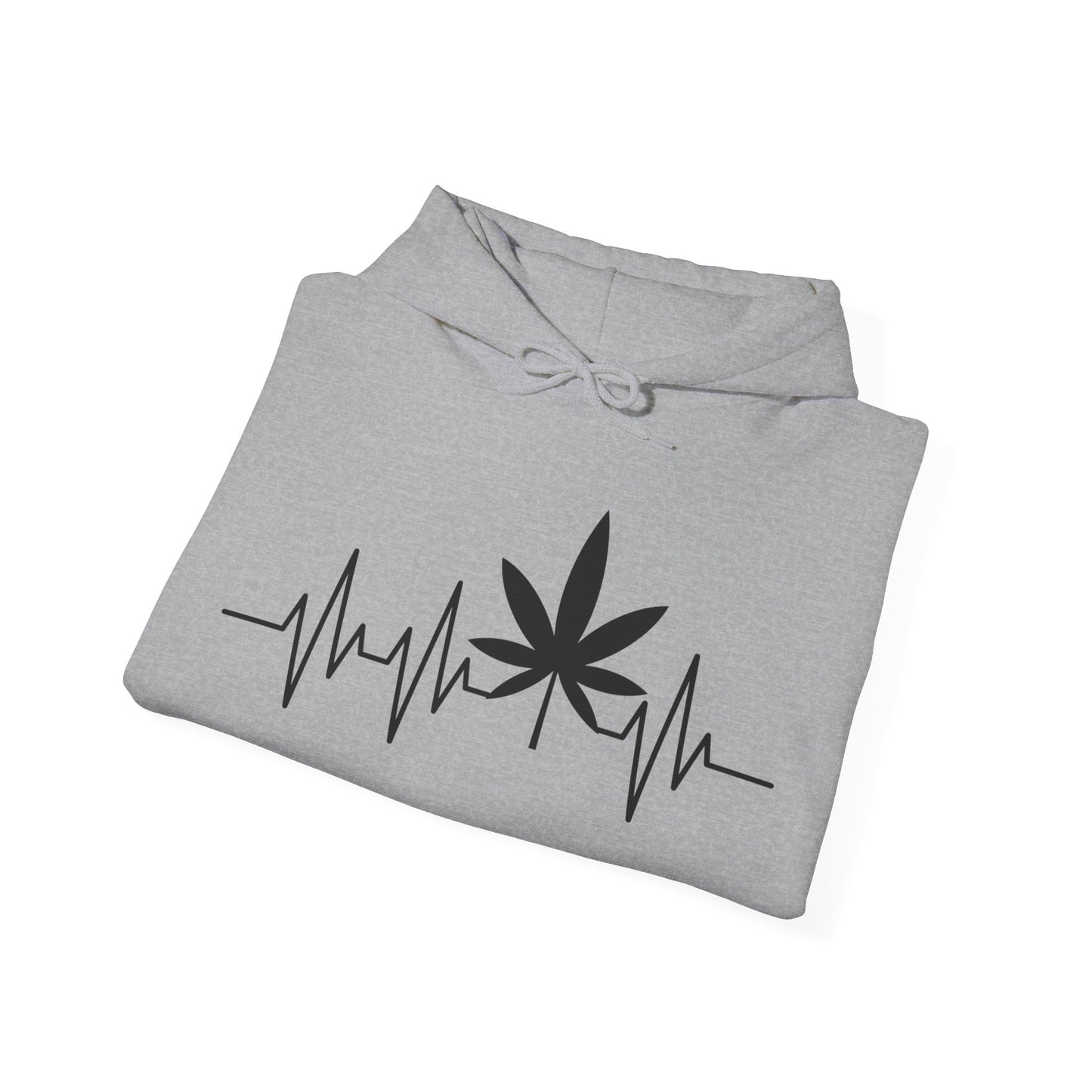 Funny Weed Cannabis Marijuana Leaf Heartbeat Stoner Tie Dye Hoodie For Men Women Hoodie