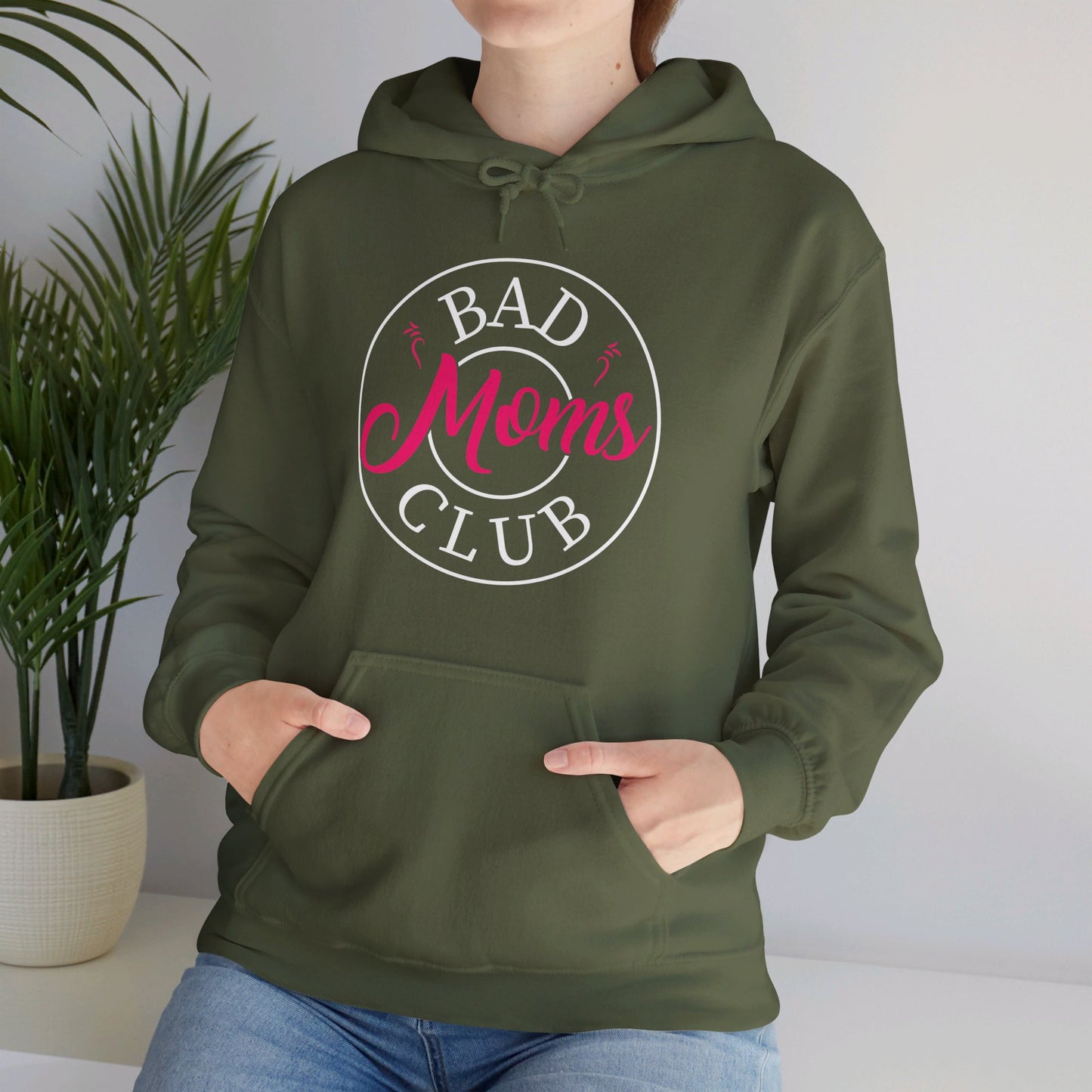 Funny Bad Moms Clubs New Mom Mother Hustler Sarcastic Woman Gift Hoodie
