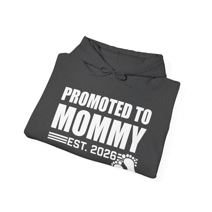 Promoted To Mommy 2026 Pregnancy Announcement Mothers Day Mom To Be Hoodie