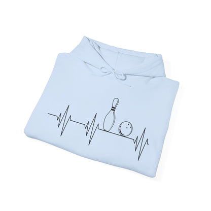 Funny Bowling Gift Cute EKG Bowlers League Hoodie For Men Women Hoodie