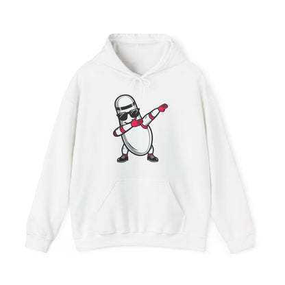 Funny Bowling Pin Dabbing Sunglasses Bowler Player Hoodie For Men Women Hoodie