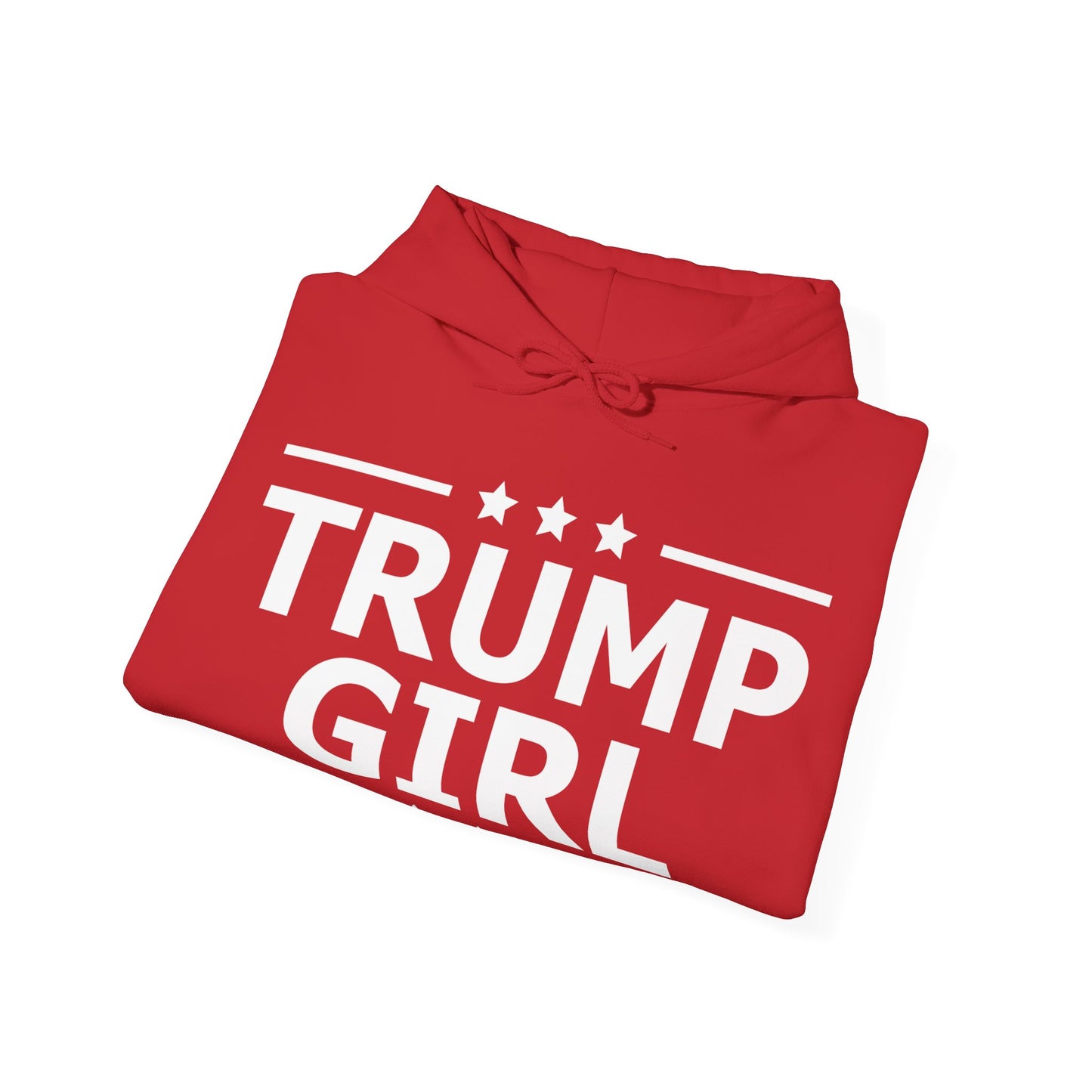 Cute Trump Girl Republican US Flag 2024 Vintage Vote Hoodie