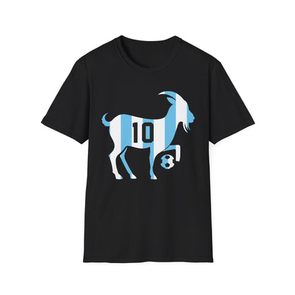 GOAT 10 Shirt for Men Women Kids  Goat Playing Football Funny Soccer T-Shirt