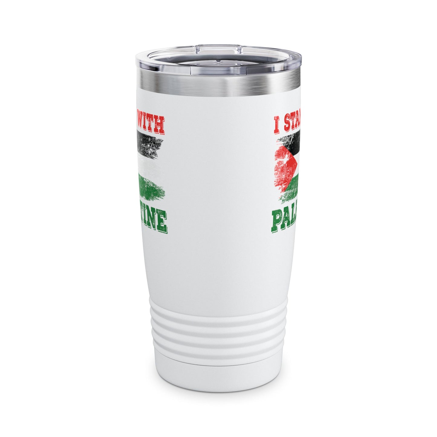 I Stand With Palestine Free Palestine Flag Gaza Palestinian Flag Tumbler For Men Women Tumbler