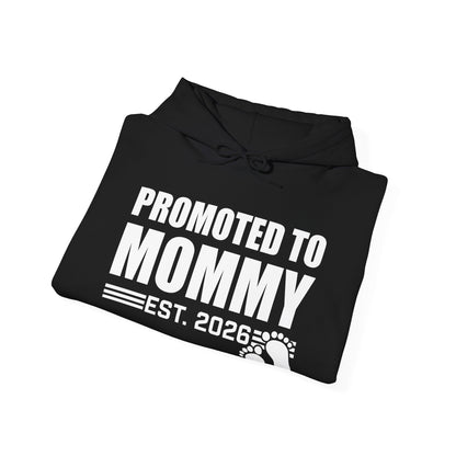 Promoted To Mommy 2026 Pregnancy Announcement Mothers Day Mom To Be Hoodie