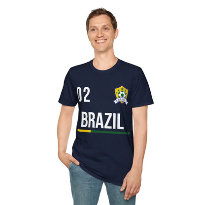Brazil Soccer Tee Flag Football Champ 2002 Gift 2026 T-Shirt
