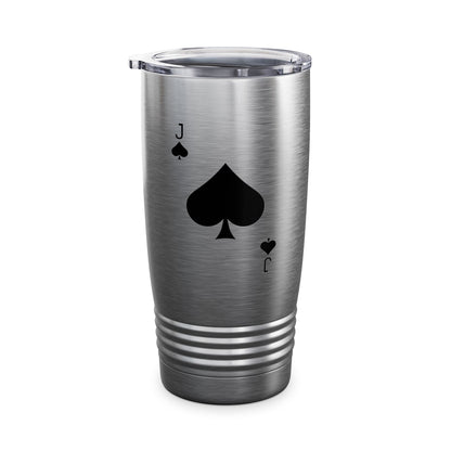 Jack of Spades Deck of Cards Halloween Costume Tumbler For Men