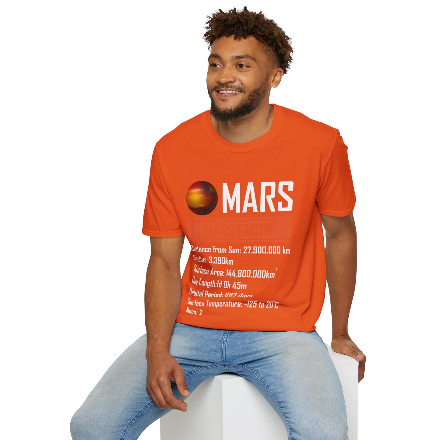 Mars Facts About Mars Planet Space Lover T-Shirt Men Women