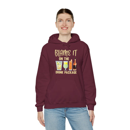 Blame It On The Drink Package Funny Cruise Hoodie For Men Women Hoodie