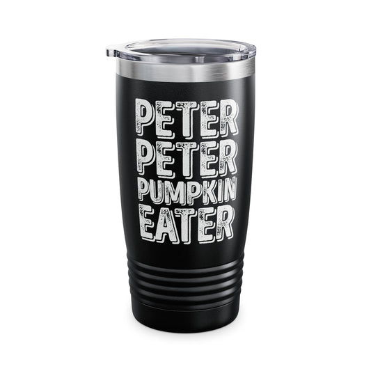 Funny Peter Pumpkin Eater Halloween Matching Vintage Tumbler Men Women