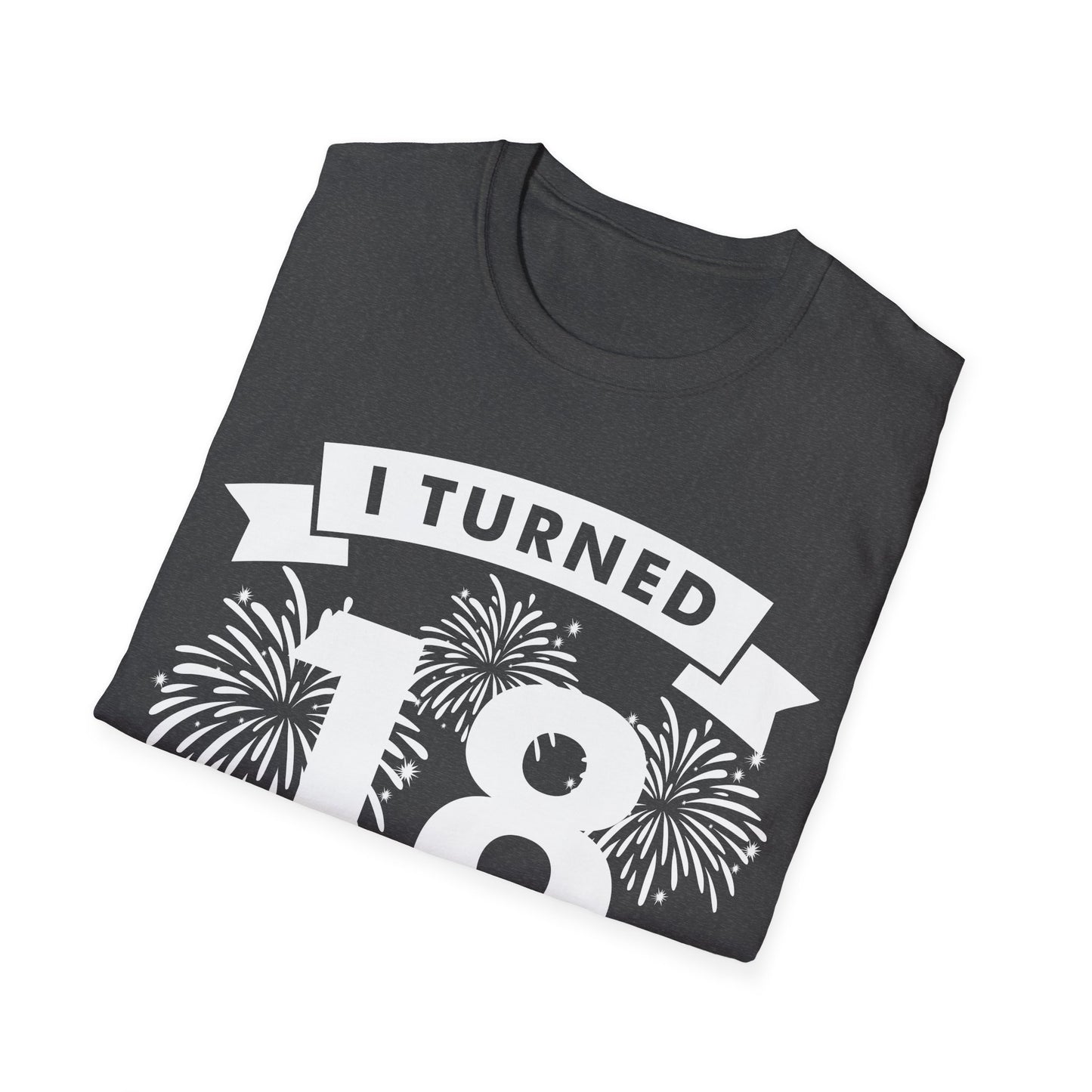 Funny I Turned 18 In 2026 18th Birthday Party Gift T-Shirt For Men Women