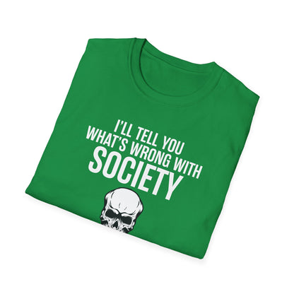 Funny Wrong Society Drink from The Skull of Your Enemies Halloween T Shirt