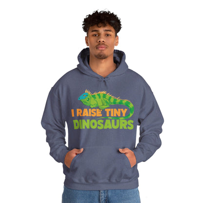 Funny Leopard Gecko I Raise Tiny Dinosaurs Lizard Reptile Geckos Hoodie For Men Women