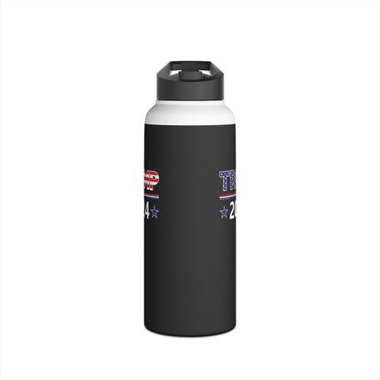 Pro Trump 2024 President 45 Water Bottle For Men Women