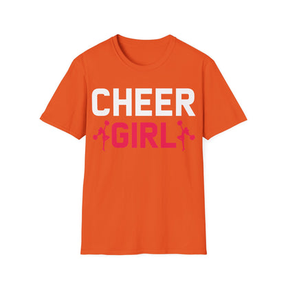 Funny Cheer Team Cheerleading Cheering Cheerleader T-Shirt For Women Girls T-Shirt