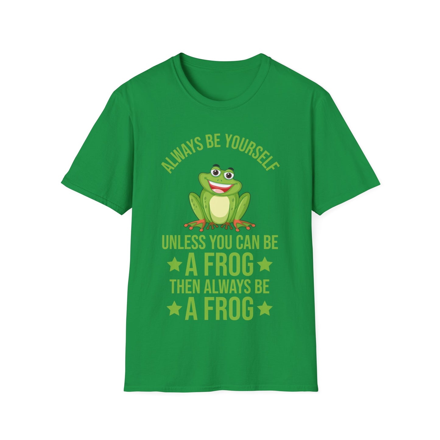 Frog Always Be Yourself Retro Vintage Men Women Amphibian T-Shirt