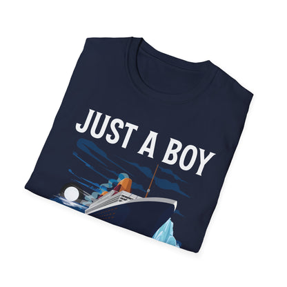 Just A Boy Who Just Loves The Rms Titanic Cruise Ship T-shirt For Men Women