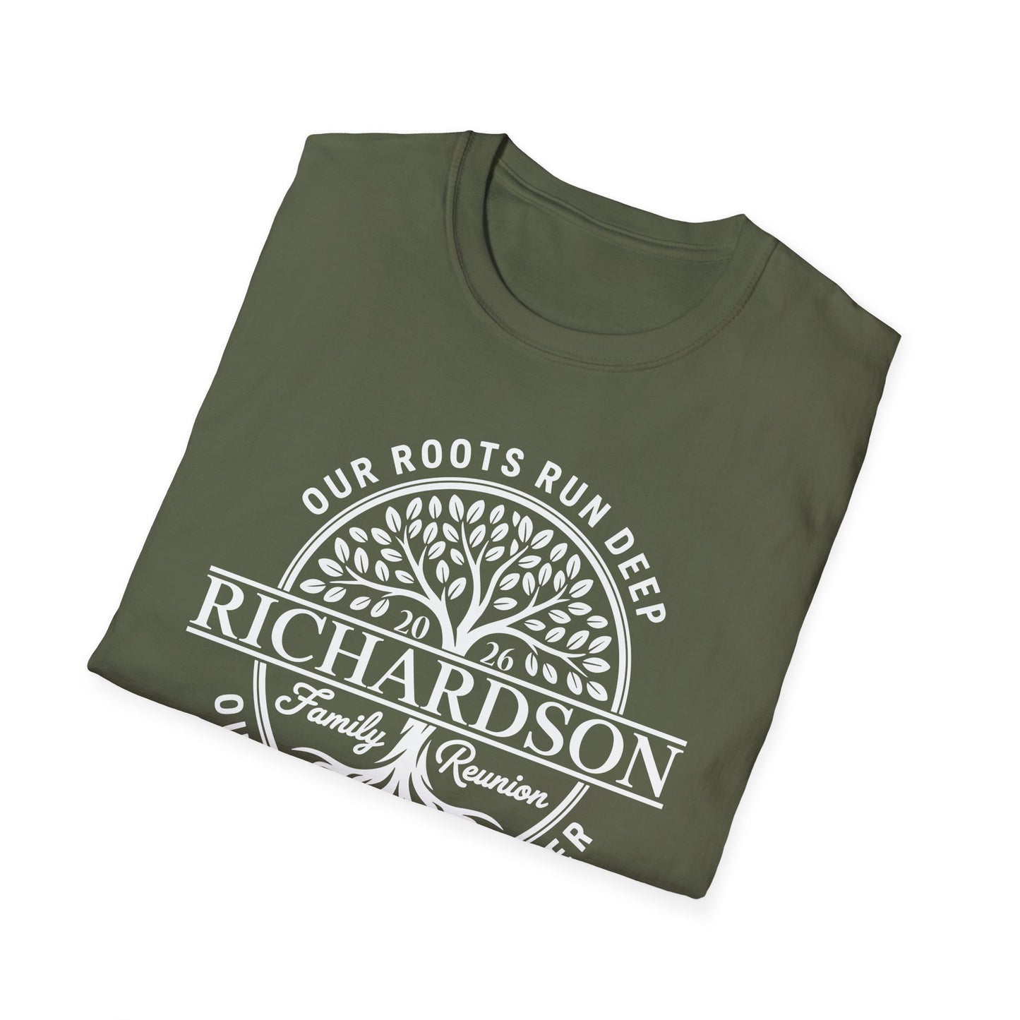 Personalized Richardson Family Reunion Our Roots Run Deep T-Shirt For Men Women