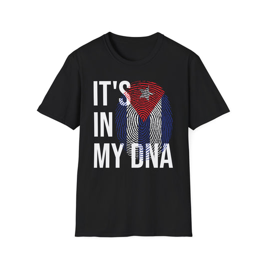 Cuba Its In My DNA Cuban Flag Shirt Man Cuban T-shirt For Men Women