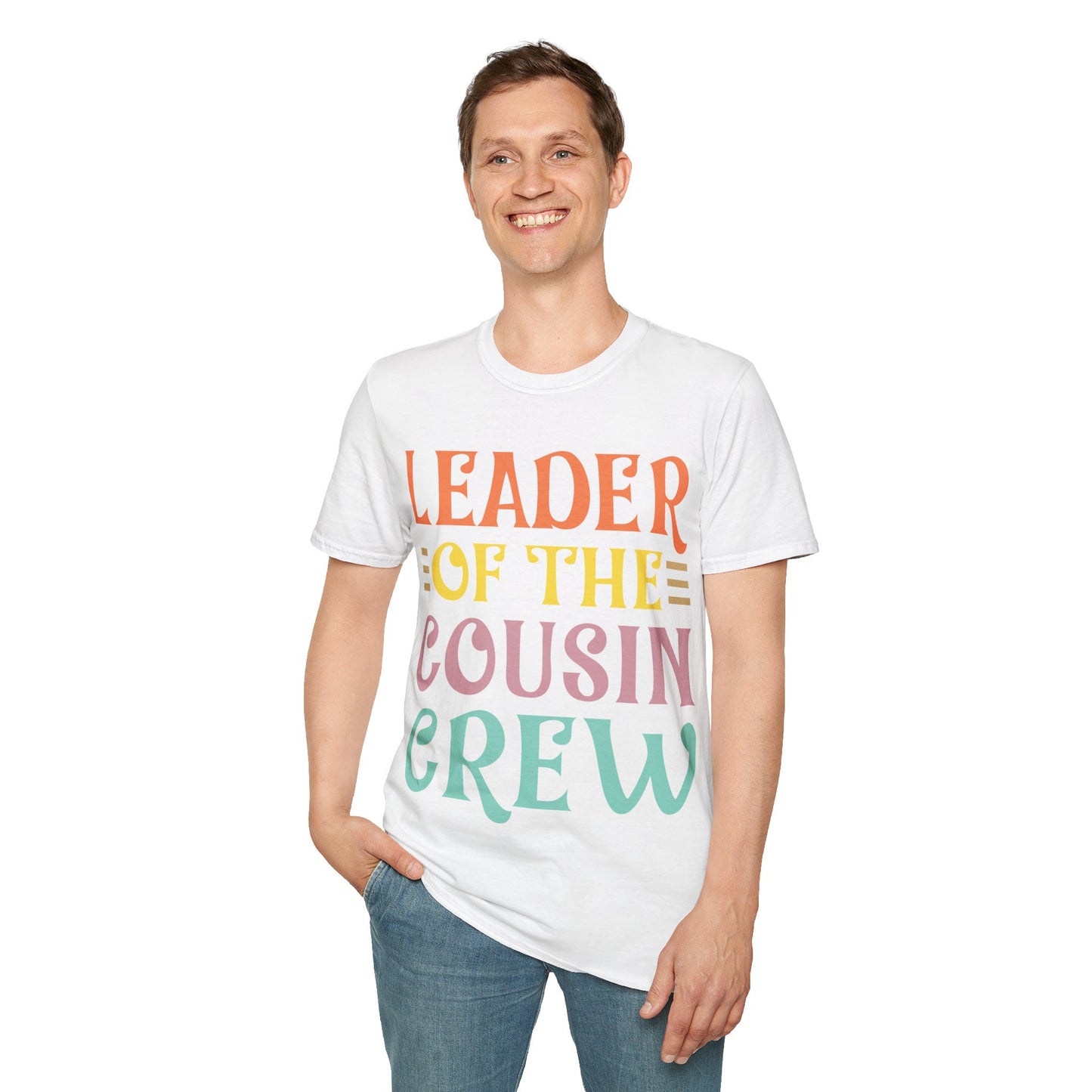 Leader Of The Cousin Crew Toddler Girl Boy Funny Vacation Trip T-Shirt For Men Women T-Shirt