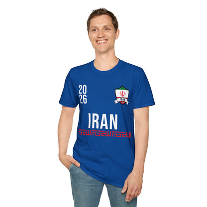 Iran Soccer Tee Flag Football Shirt Gift USA 2026 T-Shirt