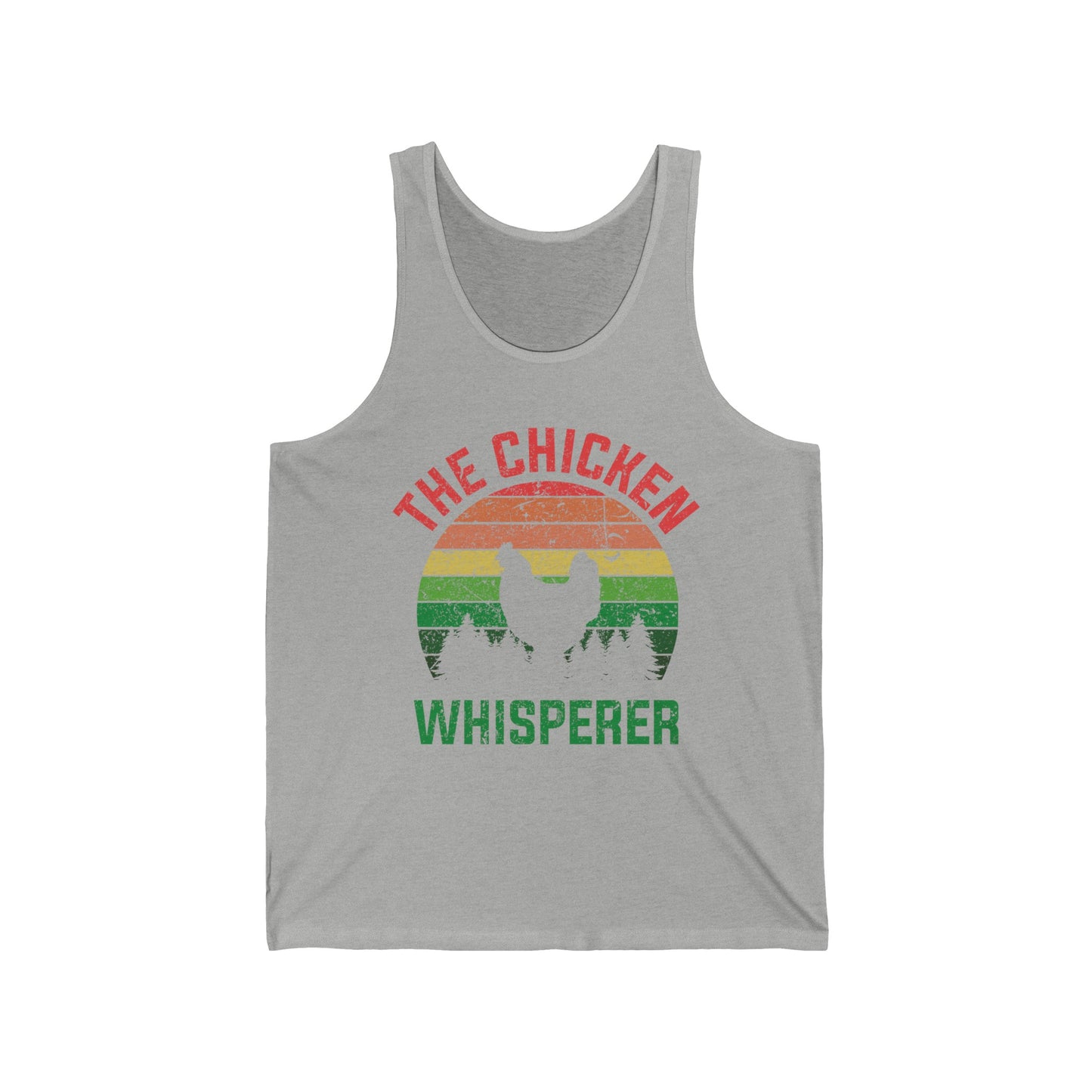 Funny Chickens The Chicken Whisperer Pet Vintage Gift Tank Tops For Men Women