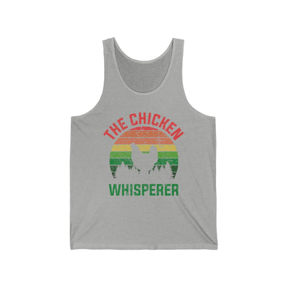 Funny Chickens The Chicken Whisperer Pet Vintage Gift Tank Tops For Men Women