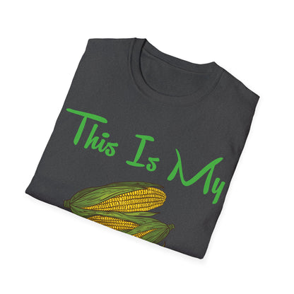 Funny This is my Crop Top Farmer Farming Corn Lover Pun Joke T-Shirt