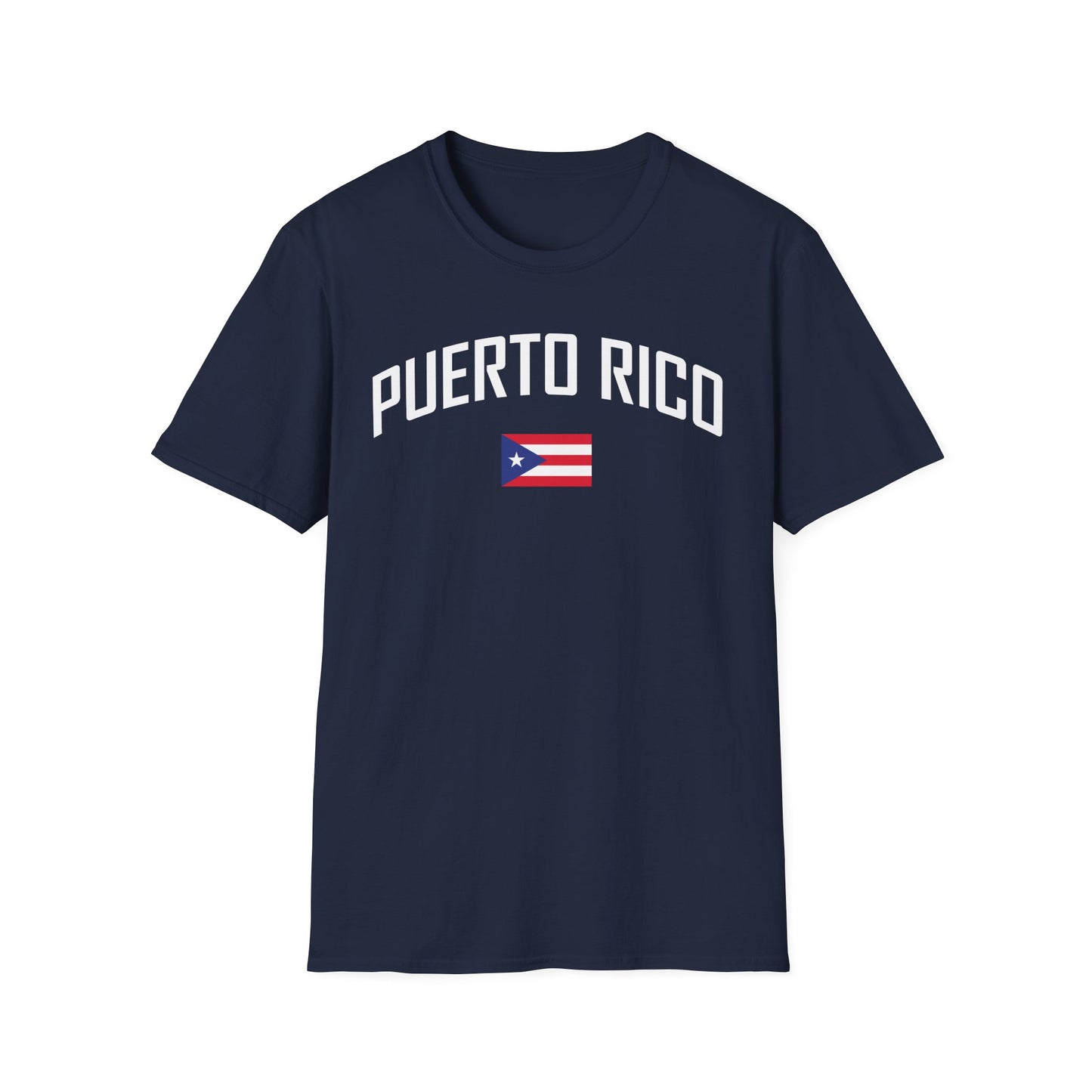 Puerto Rico Flag Retro Text T-Shirt