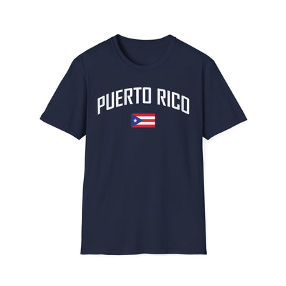 Puerto Rico Flag Retro Text T-Shirt