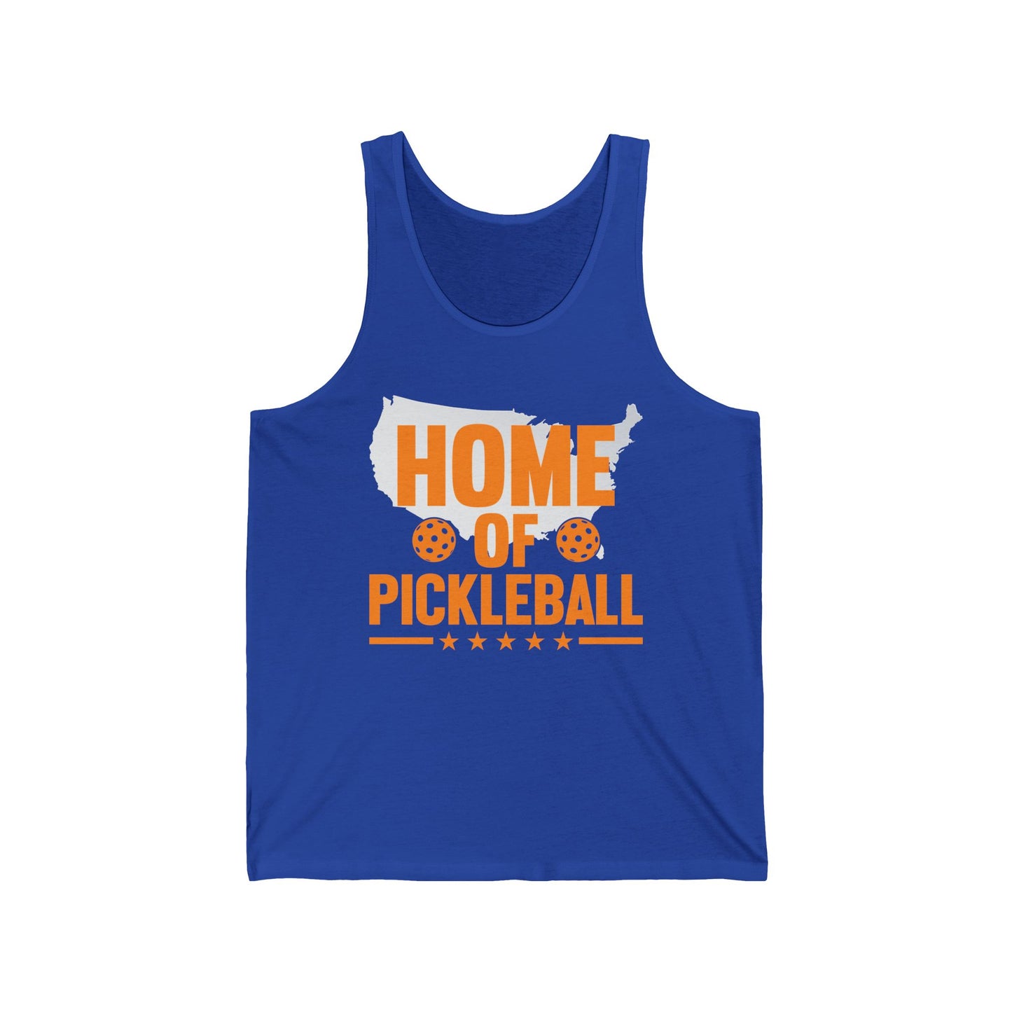 Home of Pickleball USA Map America Tank Top For Men Women Kids