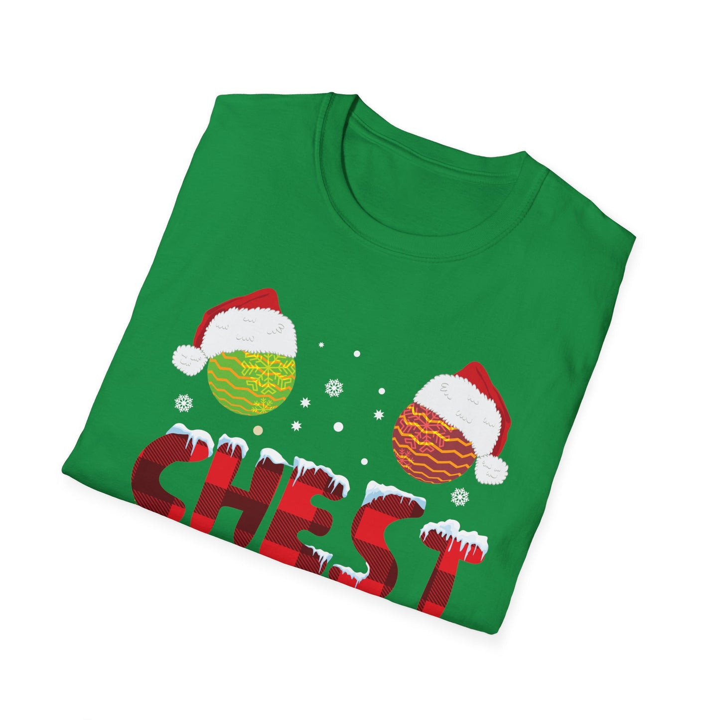 Chest Nuts Matching Chestnuts Funny Christmas Couples Chests T-Shirt