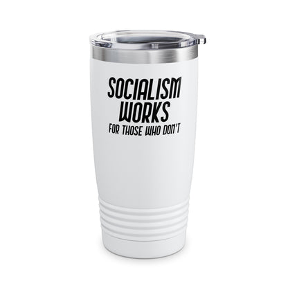 Anti Communism Entrepreneur Capitalist Gift Anti-Socialism Workaholic Tumbler