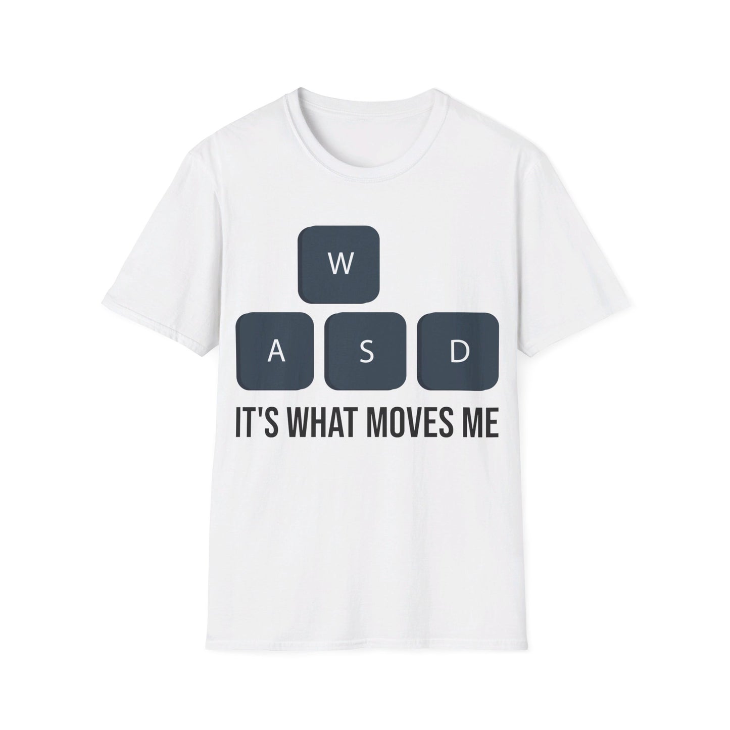 WASD It's What Moves Me Funny Computer Video Games Gamer PC Gaming T-Shirt