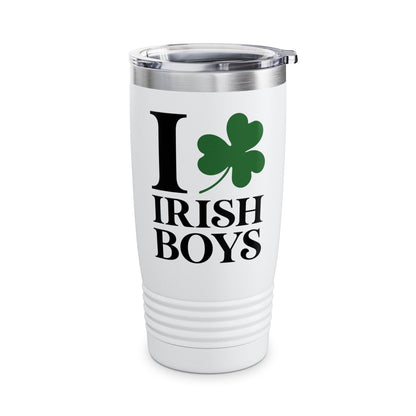 Funny I Love Irish Boys Shamrock St Patricks Day Tumbler For Men Women Tumbler