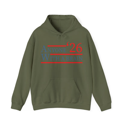 Anyone With A Brain 2024 Funny Presidential Election Hoodie For Men Women Hoodie
