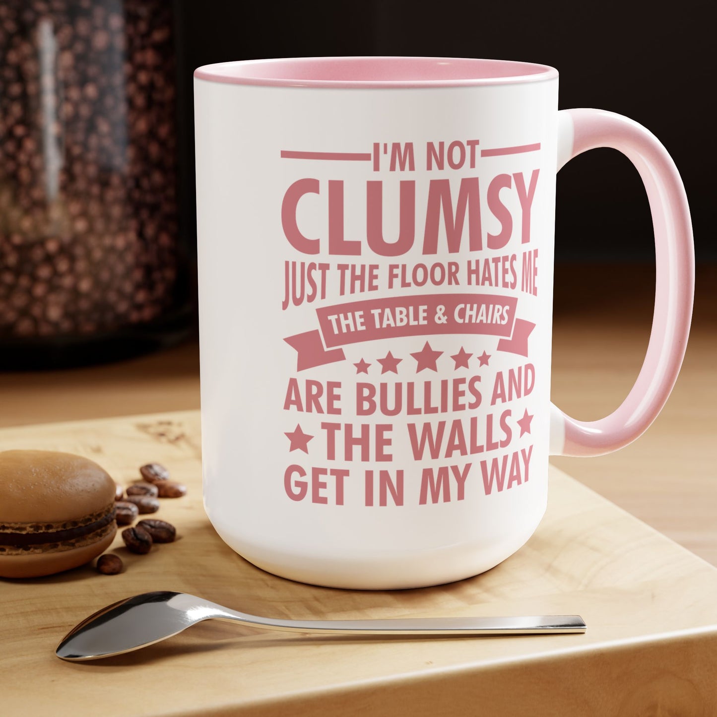 Funny Clumsy Mug I'm Not Clumsy Hilarious Retro Vintage Coffee Mug For Men Women