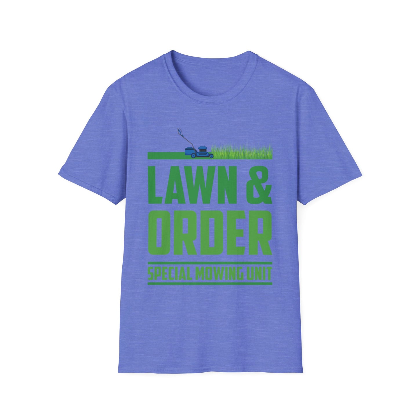 Funny Lawn & Order Special Mowing Unit Dad Joke Gardening T-Shirt